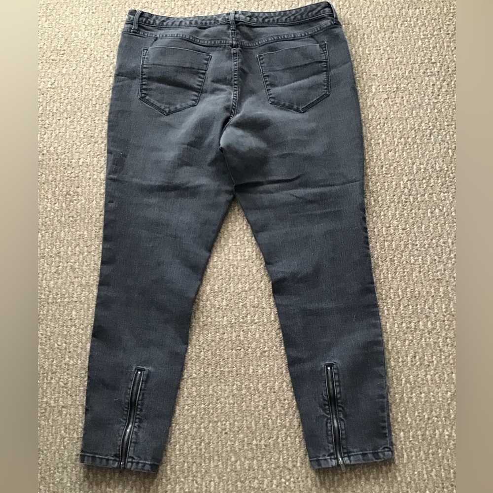 Plus Size Massimo Black Denim Jeans